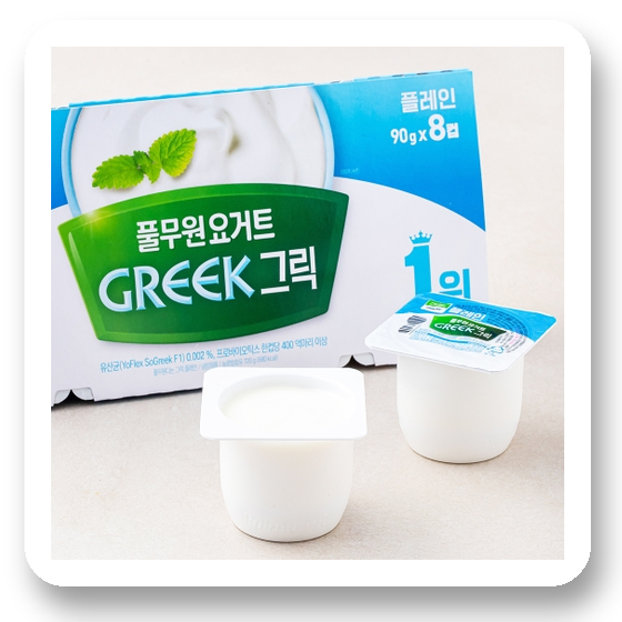 풀무원다논 그릭 플레인 상품 사진